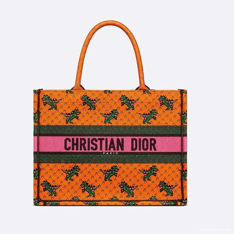 Cheap Fire Canvas Orange Dior Tote Dragon & Motif Book 0803 Luxury